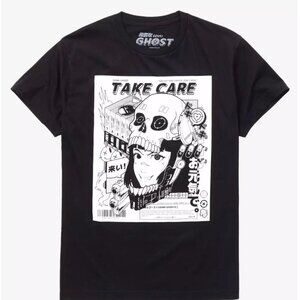 Genki Ghost Take Care 003 GG Girl & Model Ghost T-Shirt Tee Size Small Anime